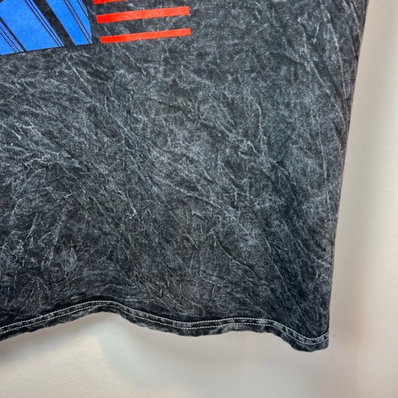 Nascar Men's Racing Graphic T-Shirt Black Acid Wash Stock Car Crew Neck Sz Large - Picture 6 of 9
